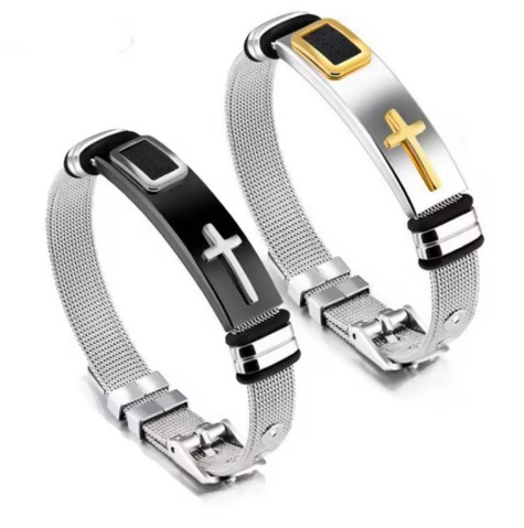 Men’s Titanium Steel Bracelet - Silver